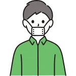 A Person Whose Nose Is Sticking Out Of The Mask SVG Icon